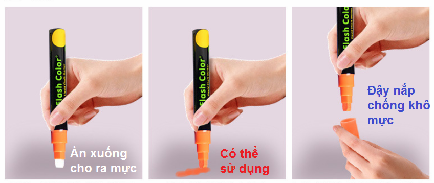 Cách sử dụng bút dạ quang 10mm giành cho bảng led viết tay TTC