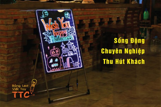 Bộ Combo Bảng led viết tay Huỳnh Quang 60cm x 80cm