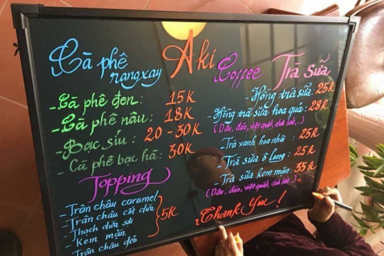 Bảng led huỳnh quang size 80cm x 100cm